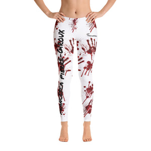 Women's Hand Prints Francesca Pierre-Giroux yoga pants Leggings for exercise and fitness - World Class Depot Inc