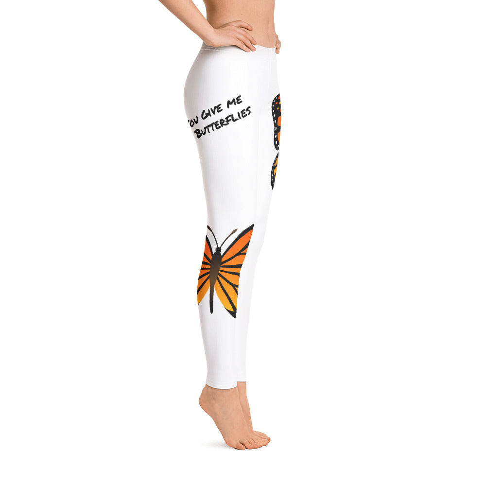 Women's Butterfly Yoga pants leggings for exercise and cross fit - World Class Depot Inc