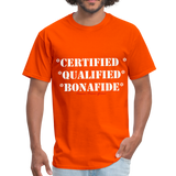 Certified Frances Pierre-Giroux Unisex Classic T-Shirt - orange